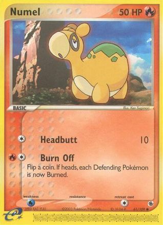 Numel 061/109 [Ruby and Sapphire]  - Reverse Holofoil