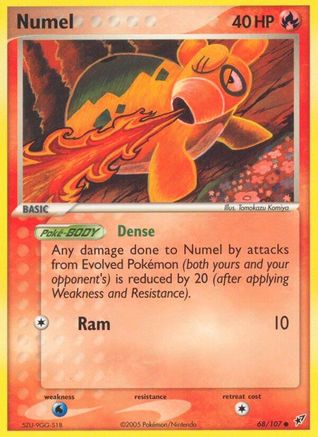Numel 068/107 [Deoxys]  - Reverse Holofoil