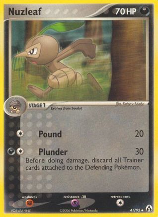 Nuzleaf 041 [Legend Maker]  - Reverse Holofoil