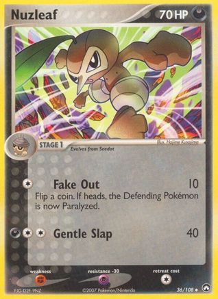 Nuzleaf 036/108 [Power Keepers]
