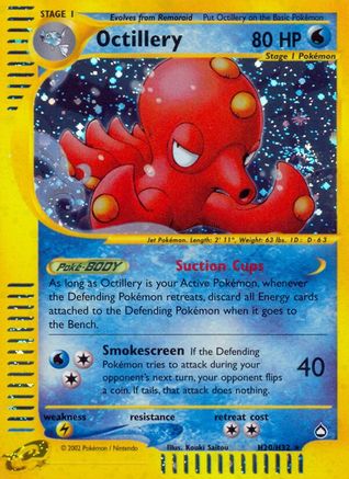 Octillery (H20) H20 [Aquapolis]  - Holofoil