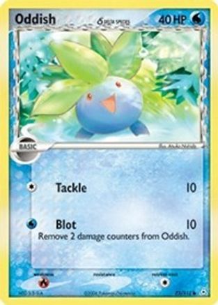 Oddish (Delta Species) 073/110 [Holon Phantoms]  - Reverse Holofoil