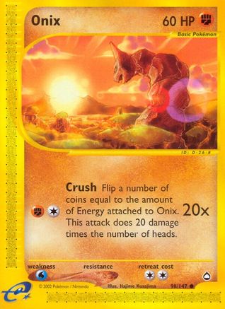 Onix 098/147 [Aquapolis]