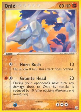 Onix 069/109 [Team Rocket Returns]  - Reverse Holofoil
