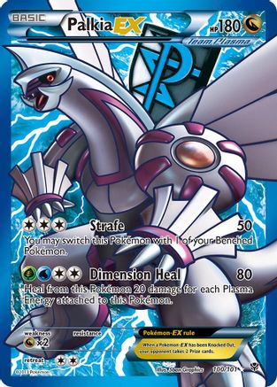 Palkia EX (Team Plasma) (100 Full Art) 100 [Plasma Blast]  - Holofoil