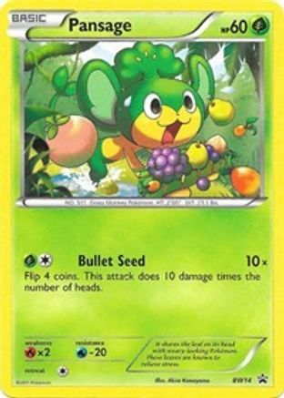 Pansage BW14 [Black and White Promos]