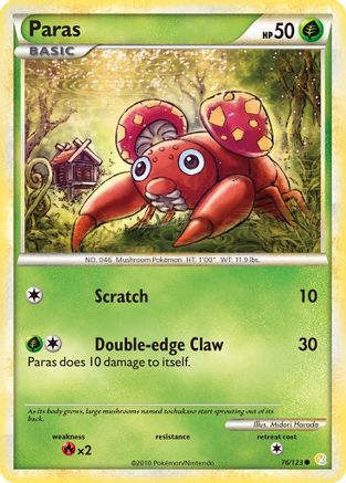 Paras 076 [HeartGold SoulSilver]