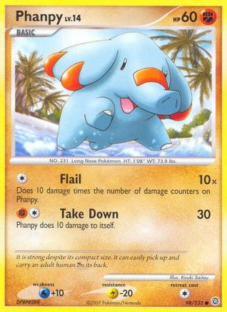 Phanpy 098/132 [Secret Wonders]