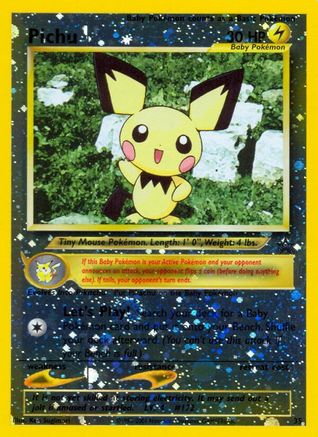 Pichu 035/53 [WoTC Promo]  - Reverse Holofoil