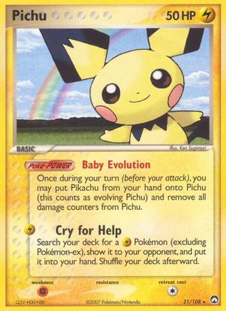 Pichu 021/108 [Power Keepers]