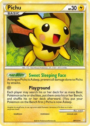 Pichu 028 [HeartGold SoulSilver]