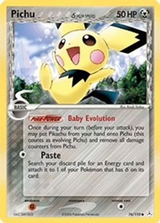 Pichu (Delta Species) 076/110 [Holon Phantoms]