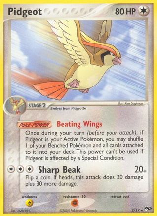 Pidgeot 002/017 [POP Series 2]