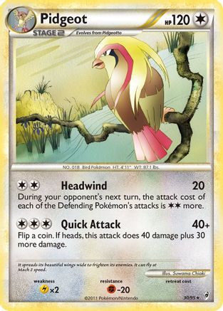Pidgeot 030 [Call of Legends]  - Reverse Holofoil