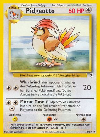 Pidgeotto 034 [Legendary Collection]  - Reverse Holofoil