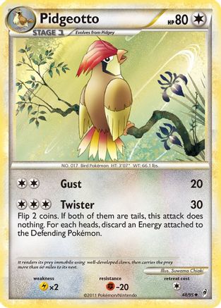 Pidgeotto 048/95 [Call of Legends]  - Reverse Holofoil