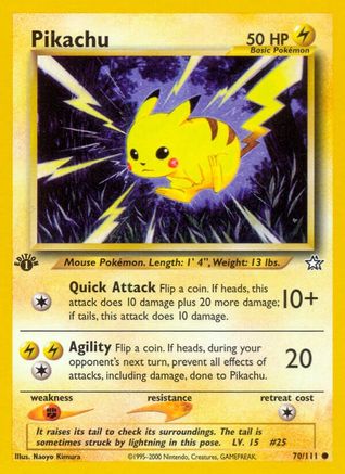 Pikachu 070/111 [Neo Genesis]  - 1st Edition