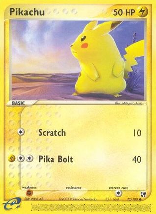 Pikachu 072/100 [Sandstorm]
