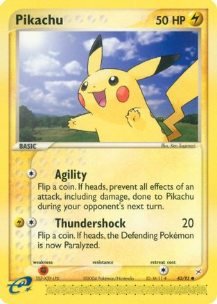 Pikachu 043/95 [Team Magma vs Team Aqua]