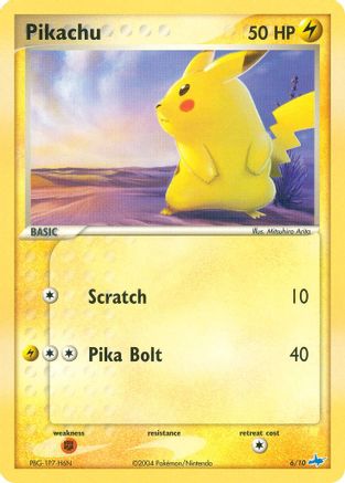 Pikachu 006/10 [EX Trainer Kit 1 Latias & Latios]