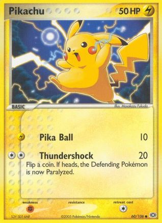 Pikachu 060/106 [Emerald]  - Reverse Holofoil