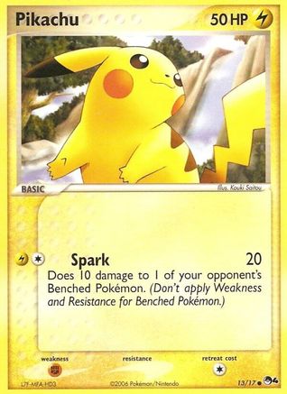 Pikachu 013/017 [POP Series 4]  - Holofoil