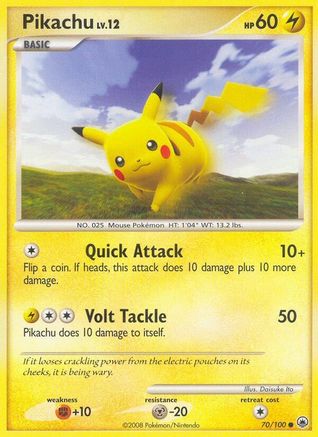 Pikachu 070/100 [Majestic Dawn]