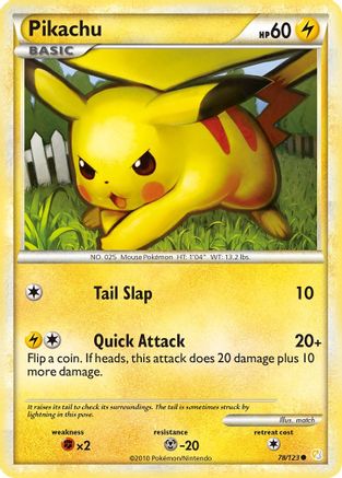Pikachu 078/123 [HeartGold SoulSilver]
