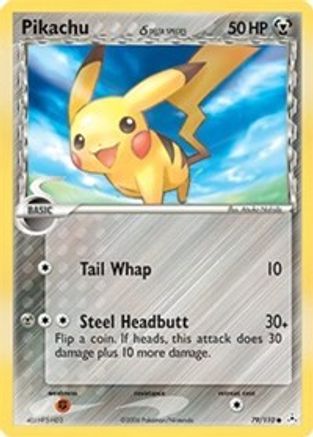 Pikachu (Delta Species) 079/110 [Holon Phantoms]  - Reverse Holofoil