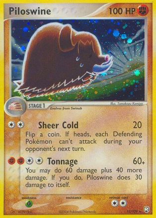Piloswine 013 [Team Rocket Returns]  - Reverse Holofoil