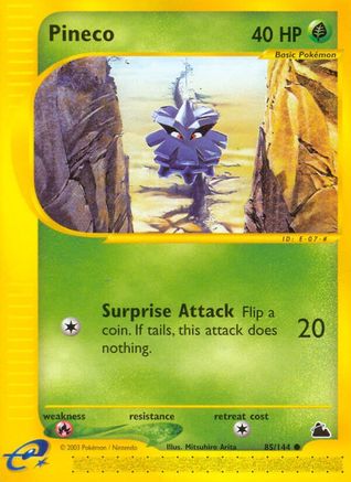 Pineco (85) 085 [Skyridge]  - Reverse Holofoil