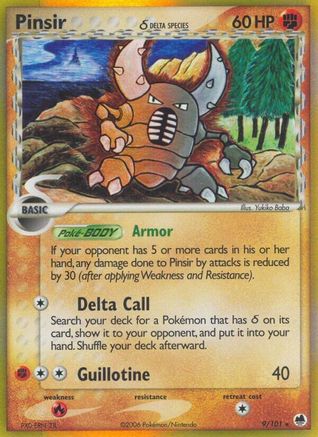 Pinsir (Delta Species) 009/101 [Dragon Frontiers]  - Holofoil