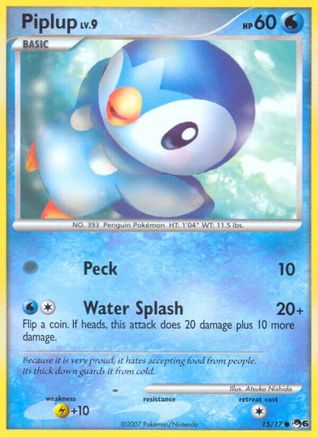 Piplup 015/017 [POP Series 6]