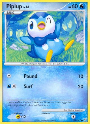 Piplup 121 [Supreme Victors]  - Reverse Holofoil
