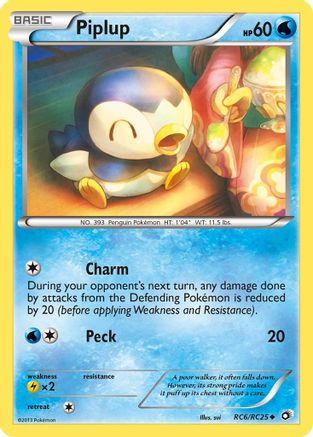 Piplup RC6/RC25 [Legendary Treasures Radiant Collection]  - Holofoil