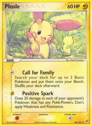 Plusle 044 [Deoxys]  - Reverse Holofoil