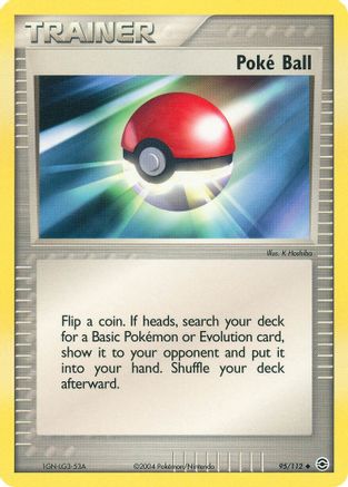 Poke Ball 095 [FireRed & LeafGreen]  - Reverse Holofoil
