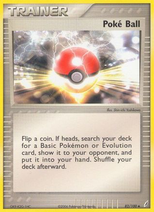 Poke Ball 082/100 [Crystal Guardians]  - Reverse Holofoil