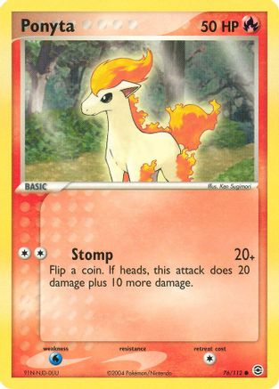 Ponyta 076/112 [FireRed & LeafGreen]
