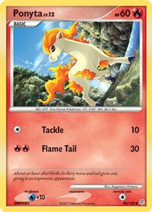 Ponyta 094/130 [Diamond and Pearl]  - Reverse Holofoil