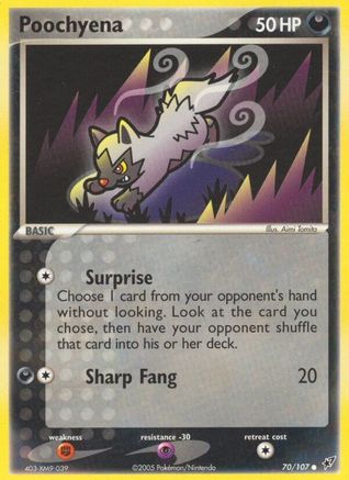 Poochyena 070/107 [Deoxys]  - Reverse Holofoil