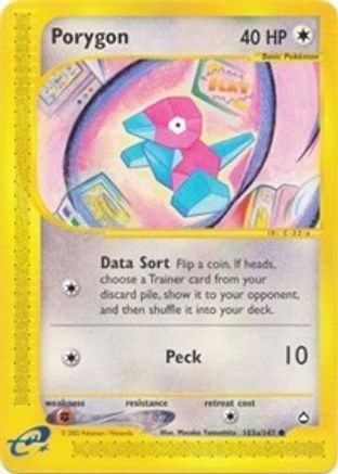 Porygon (103b) 103b [Aquapolis]