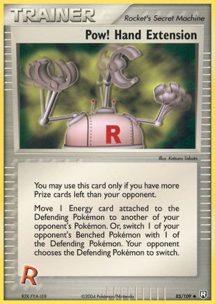Pow! Hand Extension 085 [Team Rocket Returns]