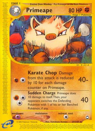 Primeape 029 [Aquapolis]