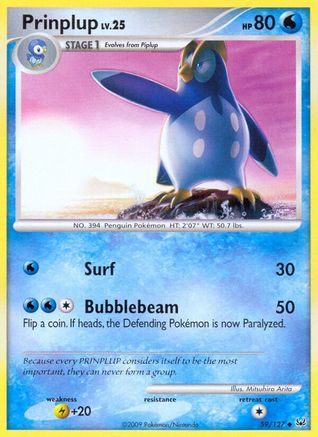 Prinplup 059 [Platinum]  - Reverse Holofoil