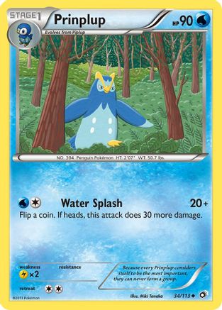 Prinplup 034 [Legendary Treasures]