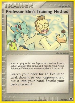 Professor Elm's Training Method 079/101 [Dragon Frontiers]  - Reverse Holofoil