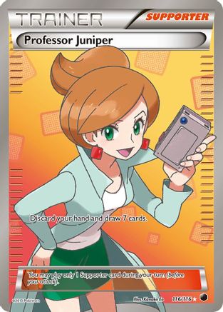 Professor Juniper (116 Full Art) 116 [Plasma Freeze]  - Holofoil