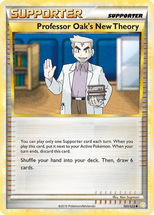 Professor Oak's New Theory 101/123 [HeartGold SoulSilver]  - Reverse Holofoil