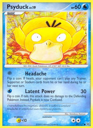 Psyduck 087/127 [Platinum]  - Reverse Holofoil